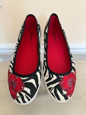 NWOT Brighton Zebra Print Sneakers